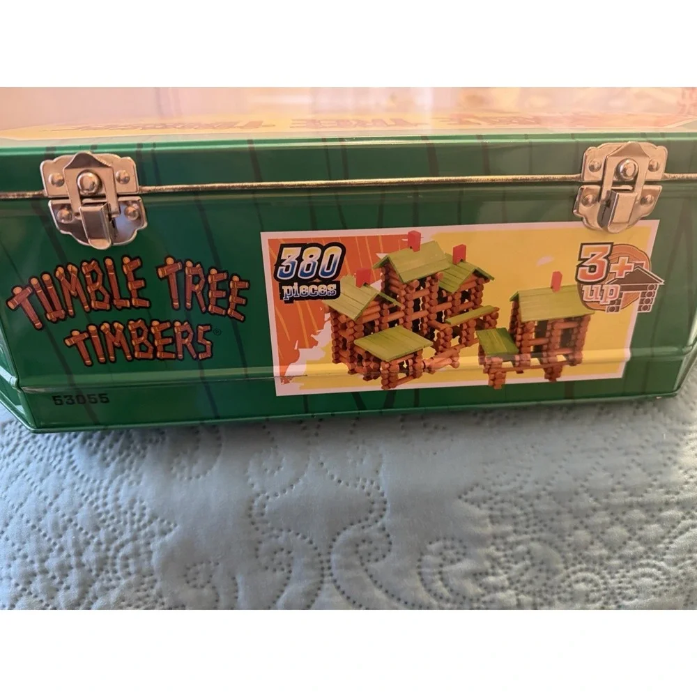 Tumble Tree Timbers Limited Edition 380 Pc Log Cabin Building Set #53055 w Case